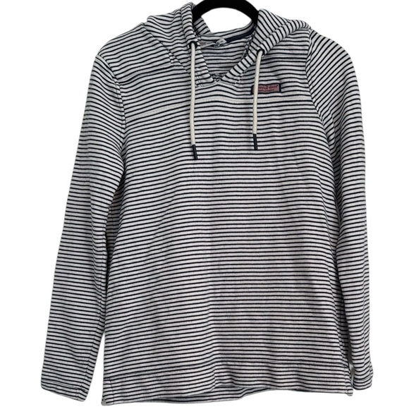 Vineyard Vines Tops - Vineyard Vines Blue and White Striped Hoodie